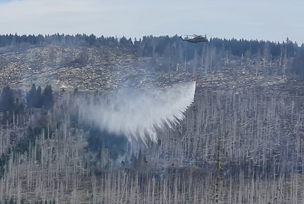 Waldbrand am Brocken fast gelöscht